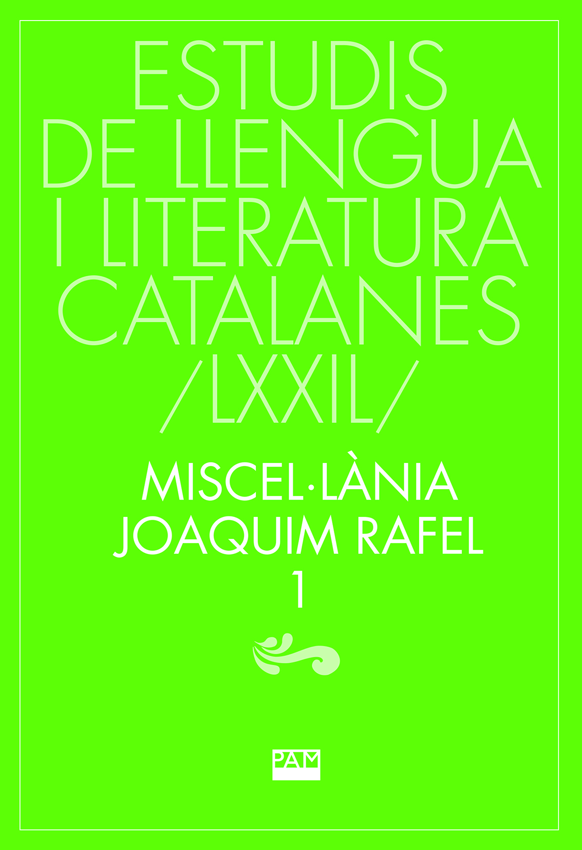 Miscel·lània Joaquim Rafel, 1